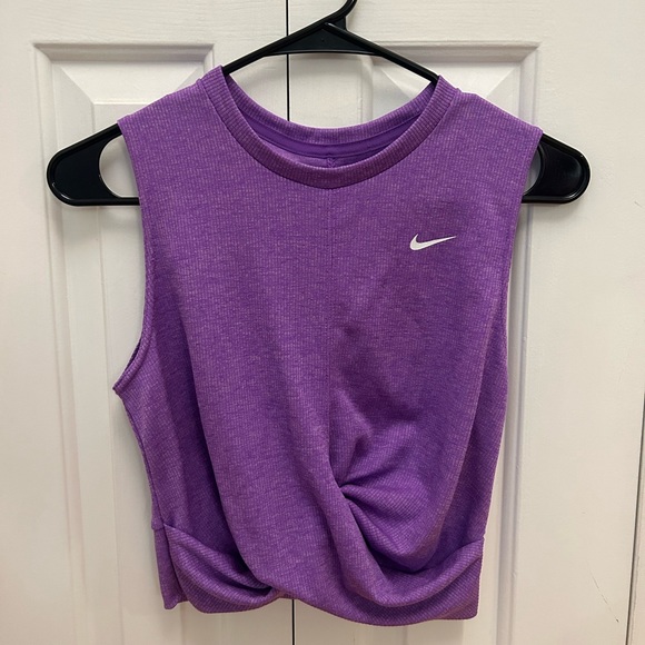 Nike Tops - Women’s Nike Purple Dri-FIT Cropped Tank Top, Size Small